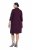 Ulla Popken 851664 Abito in jersey con collo alto Prugna - Abiti - Vestiti per tutte le taglie