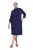 Ulla Popken 851664 Abito in jersey svasato con tasche Blu scuro - Abiti - Vestiti per tutte le taglie