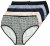 Ulla Popken 851687 Slip fantasia confezione da 5 Azzurro - Slip - 