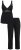 Ulla Popken 851693 Pigiama Nero - Pigiami/Loungewear - 
