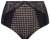 Ulla Popken 851700 Slip a quadri a vita alta con pizzo Nero - Slip - 