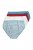 Ulla Popken 851725 Slip fantasia confezione da 5 Lilla - Slip - 