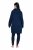 Ulla Popken 851749 Abito da casa a quadri con cappuccio Blu scuro - Pigiami/Loungewear - 