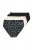 Ulla Popken 851752 Slip a righe confezione da 5 Nero - Slip - 