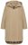 Ulla Popken 851764 Cappotto oversize con cappuccio staccabile Sabbia - Cappotti - Cappotti taglie forti da donna