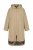 Ulla Popken 851764 Cappotto oversize con cappuccio staccabile Sabbia - Cappotti - Cappotti taglie forti da donna