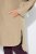 Ulla Popken 851764 Cappotto oversize con cappuccio staccabile Sabbia - Cappotti - Cappotti taglie forti da donna
