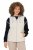 Ulla Popken 851781 Gilet trapuntato con cappuccio Bianco panna - Gilet - 