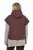 Ulla Popken 851785 Gilet trapuntato oversize con cappuccio Marrone - Gilet - 