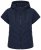 Ulla Popken 851785 Gilet trapuntato oversize con cappuccio Blu scuro - Gilet - 