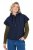 Ulla Popken 851785 Gilet trapuntato oversize con cappuccio Blu scuro - Gilet - 