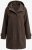 Ulla Popken 851803 Montgomery Marrone scuro - Cappotti - Cappotti taglie forti da donna