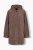 Ulla Popken 851809 Giacca teddy Marrone chiaro - Giacche - Giacche taglie forti da donna