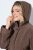 Ulla Popken 851809 Giacca teddy Marrone chiaro - Giacche - Giacche taglie forti da donna