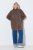 Ulla Popken 851809 Giacca teddy Marrone chiaro - Giacche - Giacche taglie forti da donna