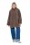 Ulla Popken 851809 Giacca teddy Marrone chiaro - Giacche - Giacche taglie forti da donna