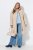 Ulla Popken 851811 Cappotto trapuntato Beige - Cappotti - Cappotti taglie forti da donna
