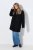 Ulla Popken 851829 Cappotto di lana Nero - Cappotti - Cappotti taglie forti da donna