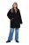 Ulla Popken 851829 Cappotto di lana Nero - Cappotti - Cappotti taglie forti da donna