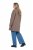 Ulla Popken 851829 Cappotto in lana ad A con revers Marrone chiaro - Cappotti - Cappotti taglie forti da donna