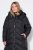 Ulla Popken 851842 Cappotto trapuntato Nero - Cappotti - Cappotti taglie forti da donna