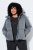 Ulla Popken 851854 Giacca trapuntata Grigio melange - Giacche - Giacche taglie forti da donna