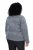 Ulla Popken 851854 Giacca trapuntata Grigio melange - Giacche - Giacche taglie forti da donna