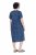 Ulla Popken 852214 Abito midi a righe Blu scuro - Vestiti midi - Abiti midi taglie comode