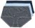 Ulla Popken 852249 Slip confezione da 3 Antracite - Slip - 
