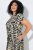 Ulla Popken 852257 Abito lungo fantasia Tortora - Vestiti maxi - Abiti maxi taglie forti