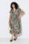 Ulla Popken 852257 Abito lungo fantasia Tortora - Vestiti maxi - Abiti maxi taglie forti