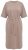 Ulla Popken 852288 Abito midi a maniche corte con cintura da annodare Marrone chiaro - Vestiti midi - Abiti midi taglie comode