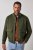 JP1880 852294 Giacca in misto lana con collo alto Verde kaki - Giubbotti - Giubbotti Uomo Taglie Forti