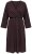 Ulla Popken 852307 Abito a portafoglio a maniche lunghe Marrone mogano - Vestiti midi - Abiti midi taglie comode