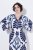 Ulla Popken 852314 Abito fantasia Bianco - Vestiti midi - Abiti midi taglie comode