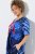 Ulla Popken 852394 Abito midi a maniche corte con scollo a V Blu scuro - Vestiti midi - Abiti midi taglie comode