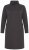 Ulla Popken 852456 Abito in felpa con collo alto Marrone scuro - Abiti in felpa - 