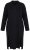 Ulla Popken 852630 Abito in maglia a maniche lunghe Nero - Vestiti midi - Abiti midi taglie comode