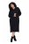 Ulla Popken 852630 Abito in maglia a maniche lunghe Nero - Vestiti midi - Abiti midi taglie comode