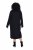 Ulla Popken 852630 Abito in maglia a maniche lunghe Nero - Vestiti midi - Abiti midi taglie comode