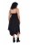 Ulla Popken 852636 Abito a portafoglio Nero - Abiti in jersey - 