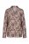 Ulla Popken 852649 Pigiama fantasia con collo a camicia Marrone - Pigiami/Loungewear - 