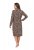 Ulla Popken 852653 Camicia da notte fantasia con collo a camicia Marrone - Camicie da notte - 