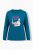 Ulla Popken 852710 Maglione da casa a maniche lunghe Petrolio - Pigiami/Loungewear - 