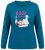 Ulla Popken 852710 Maglione da casa a maniche lunghe Petrolio - Pigiami/Loungewear - 