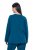 Ulla Popken 852710 Maglione da casa a maniche lunghe Petrolio - Pigiami/Loungewear - 