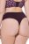 Ulla Popken 852758 Perizoma fantasia confezione da 5 Prugna - Slip - 