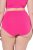 Ulla Popken 852761 Slip a righe a vita alta confezione da 5 Petrolio - Slip - 