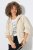 Ulla Popken 852802 Giacca in velluto a coste Bianco panna - Giacche - Giacche taglie forti da donna