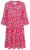 Ulla Popken 852841 Abito a fiori con volant Magenta - Vestiti midi - Abiti midi taglie comode